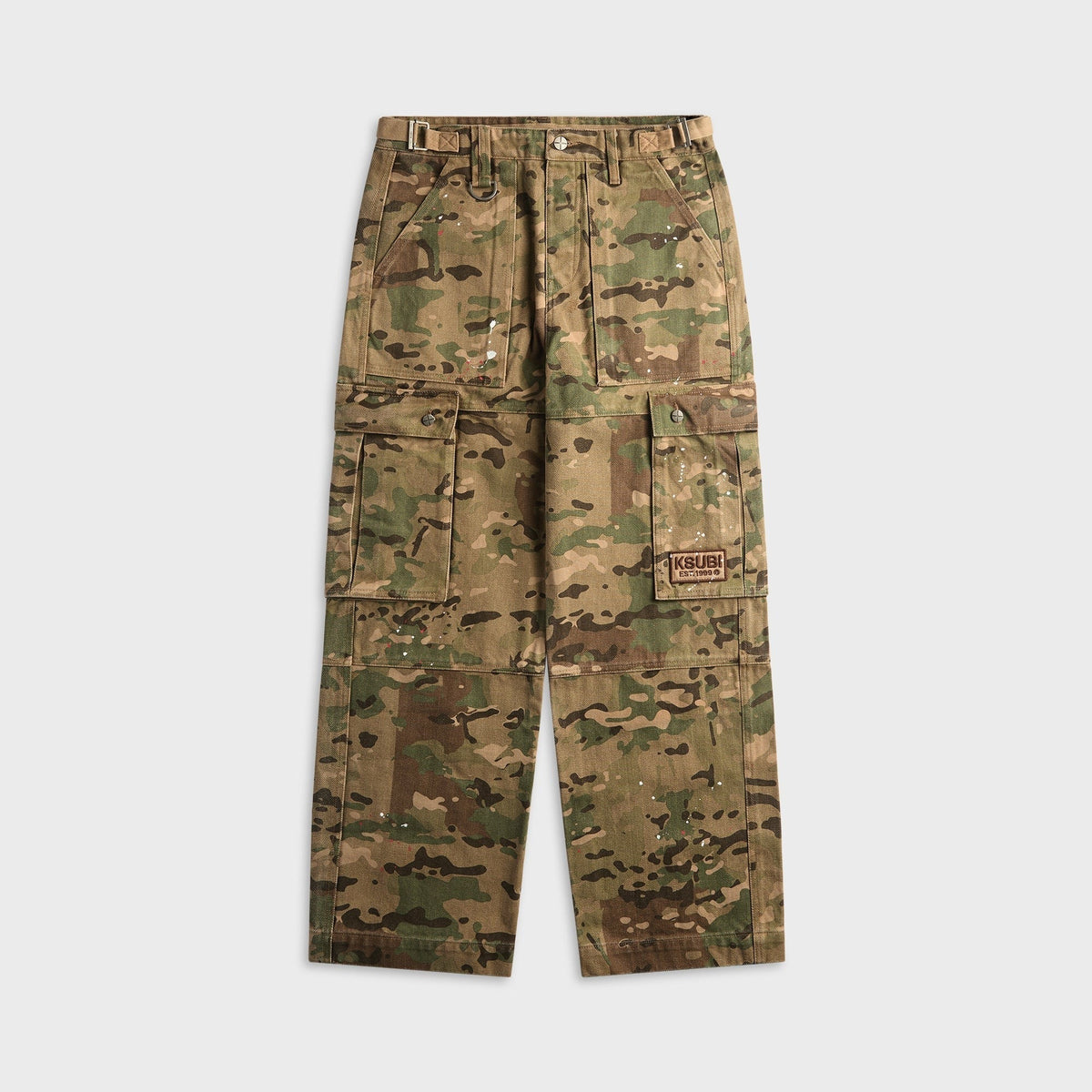 Ksubi Trooper Cargo Woodland Pant - Green