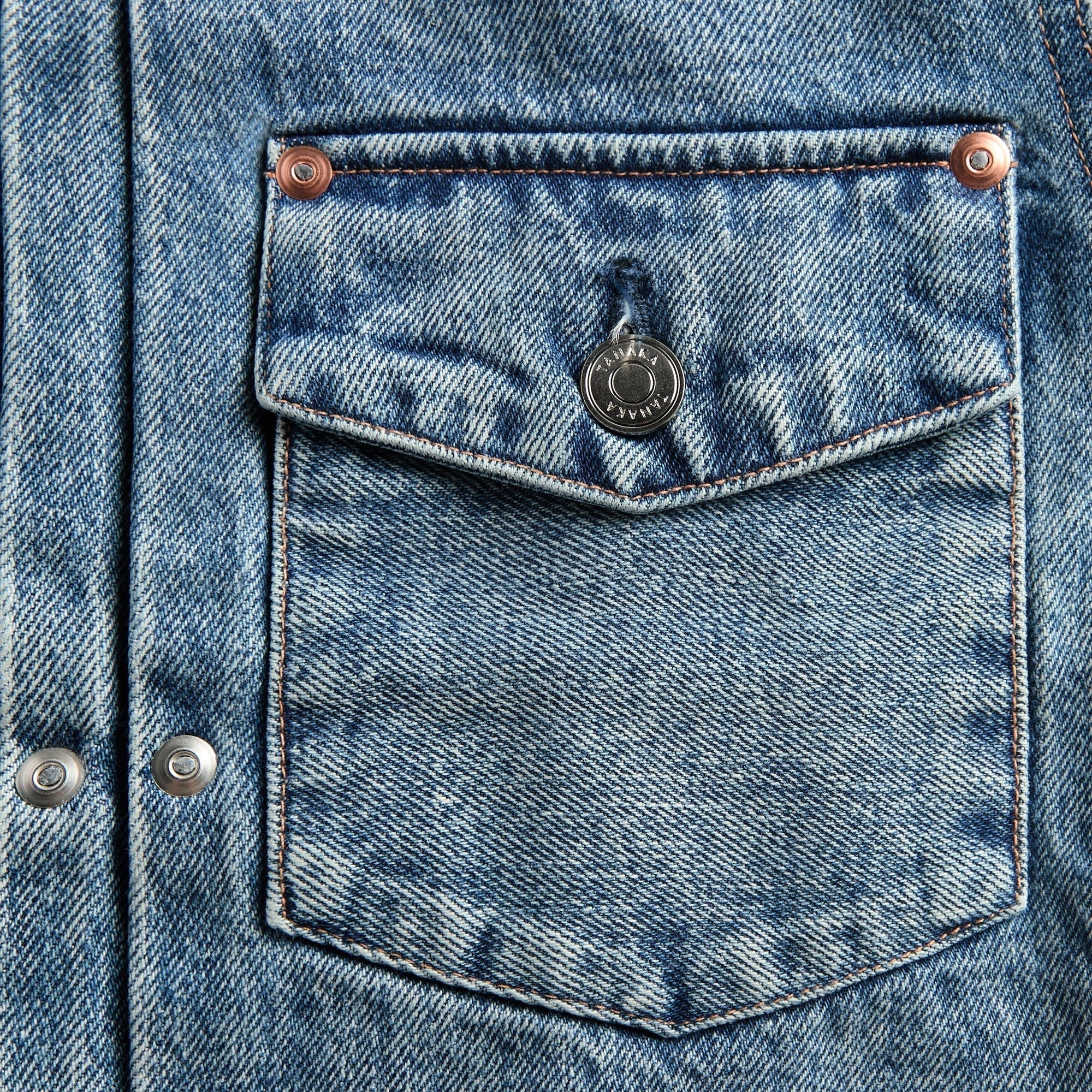 TANAKA Jean Jacket - Beach Blue