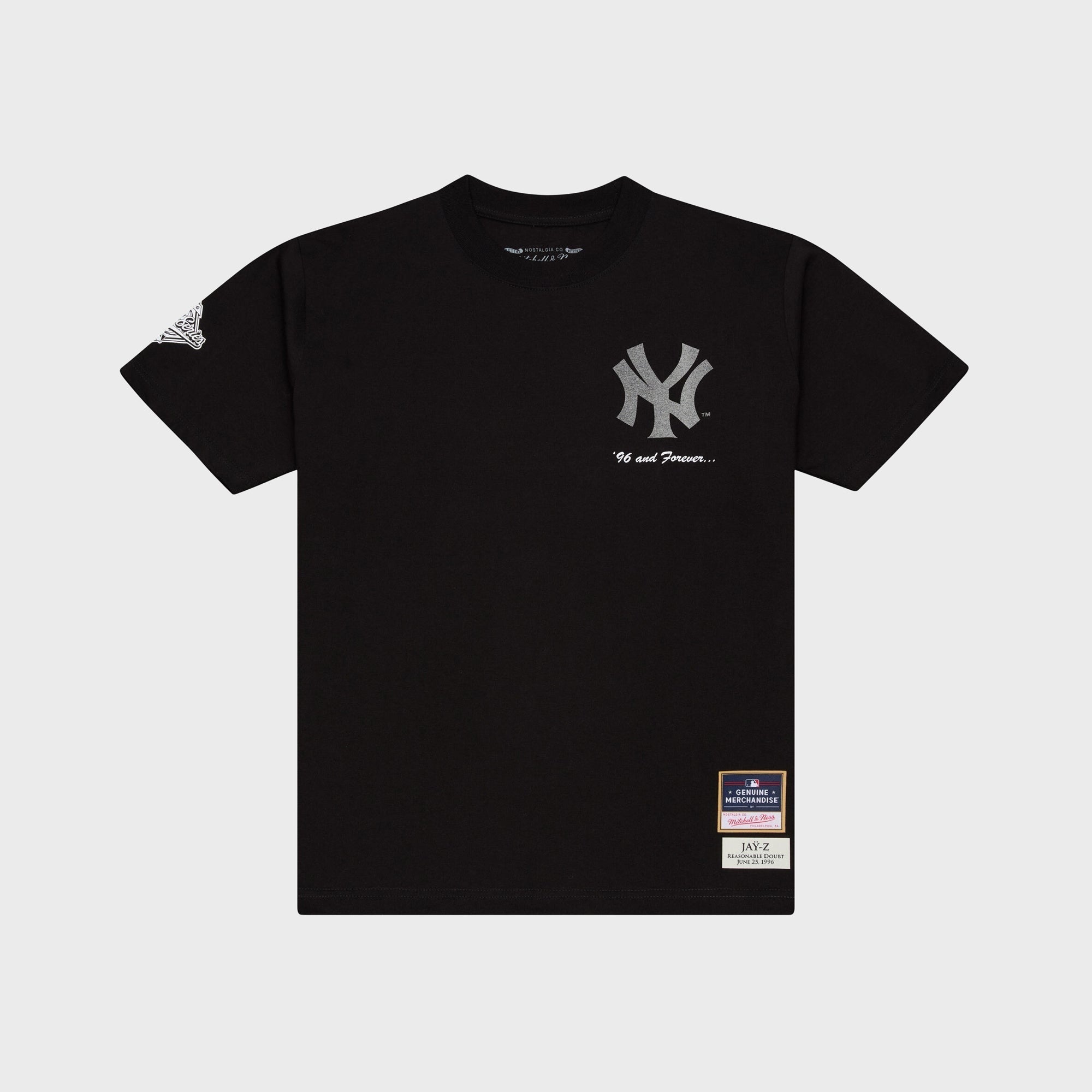 Mitchell & Ness x Jay-Z Reasonable Doubt x New York Yankees Tee - Black
