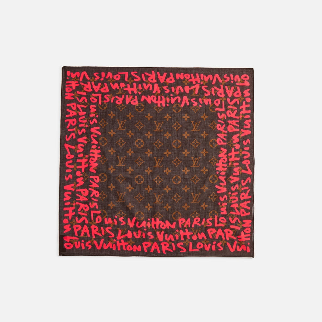 WGACA Louis Vuitton Sprouse Scarf PM - Pink