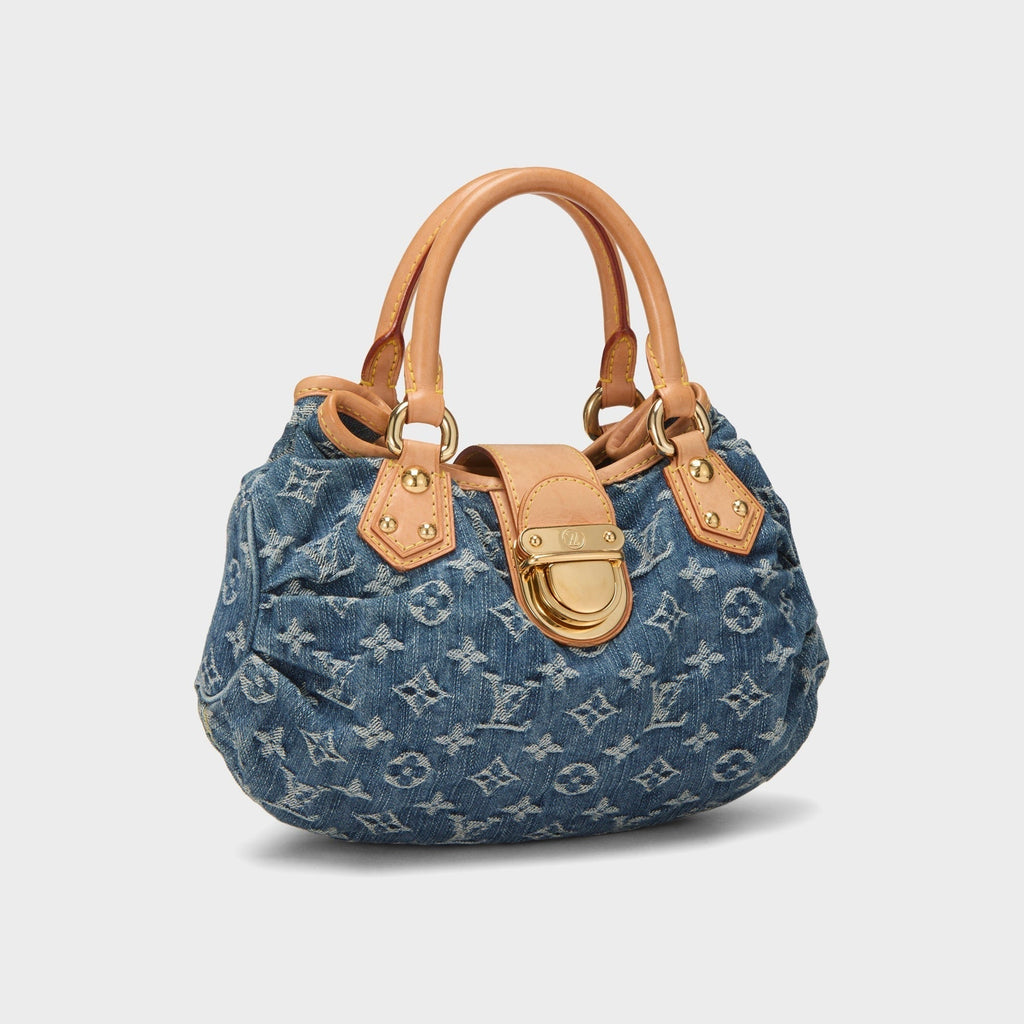 WGACA Louis Vuitton Denim Pleaty Mini - Blue