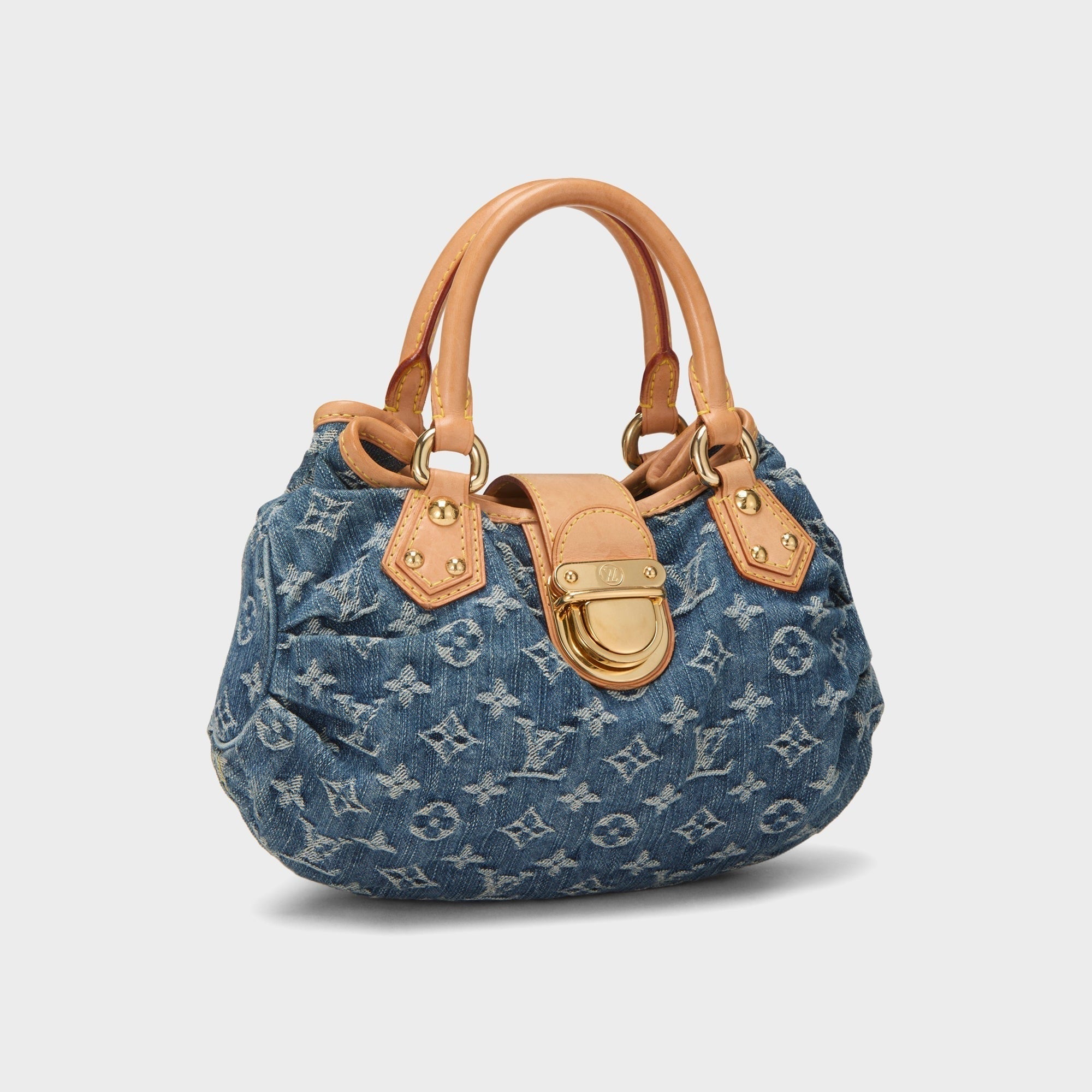 WGACA Louis Vuitton Denim Pleaty Mini - Blue