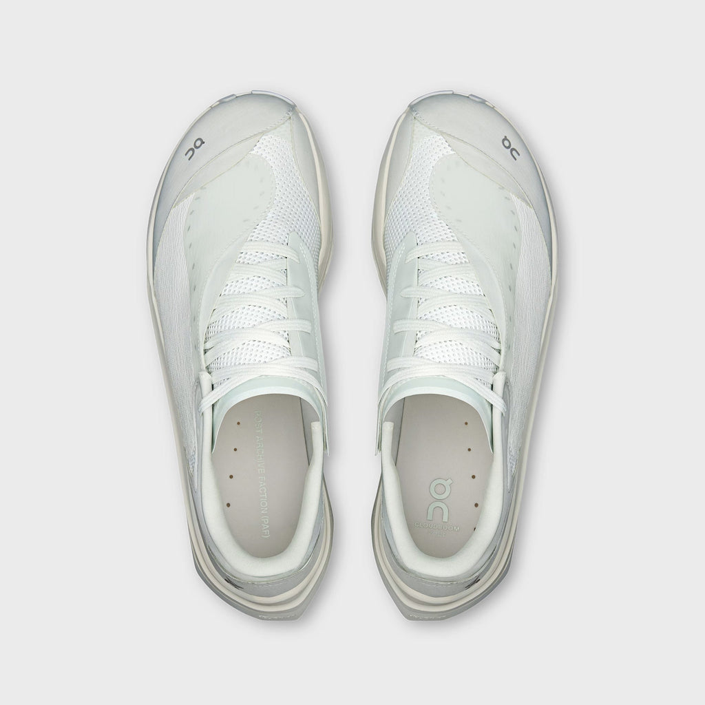 On Running x Post Archive Faction Cloudboom Volt - White / Gale