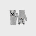 MOLO Kenau Mittens - Grey Melange