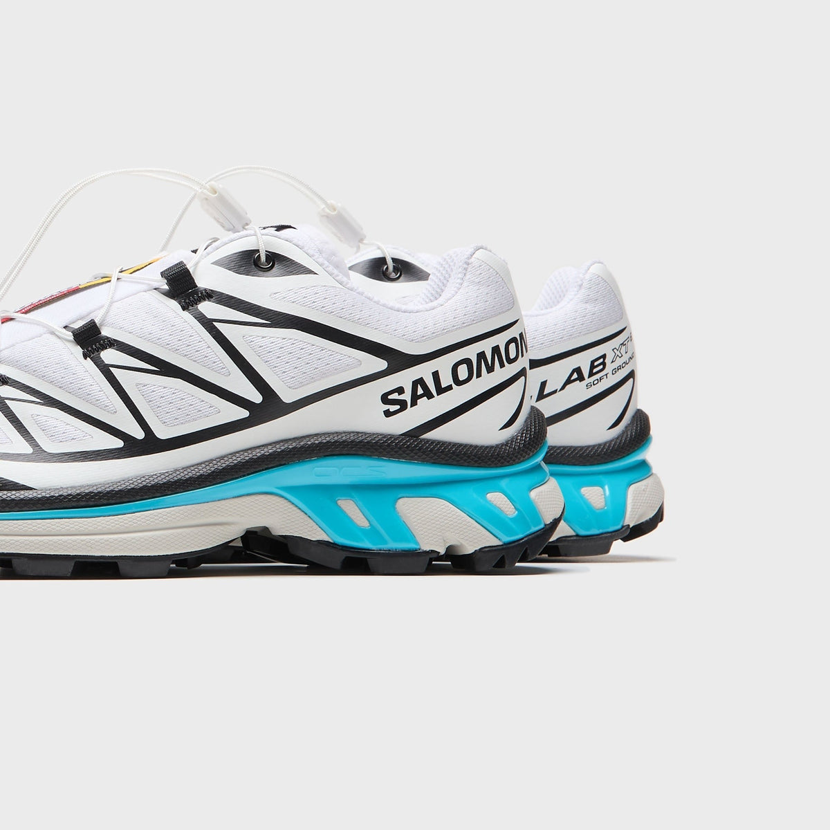 Salomon XT-6 - Black / White / Blue Curacao