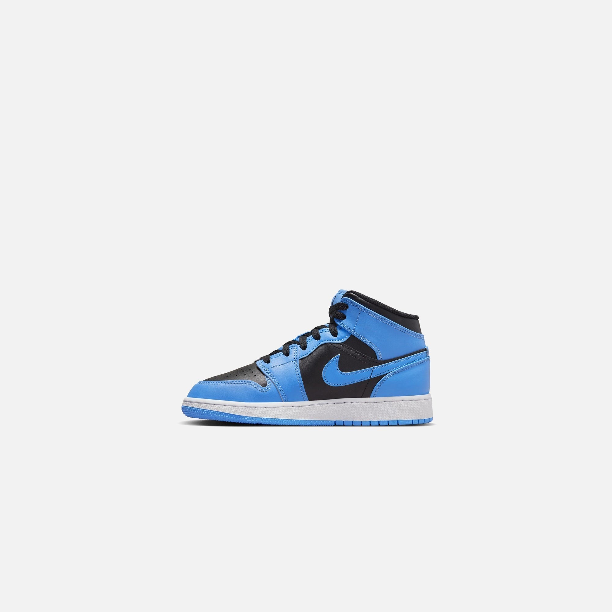 Jordan GS Air Jordan 1 Mid - University Blue / Black / White