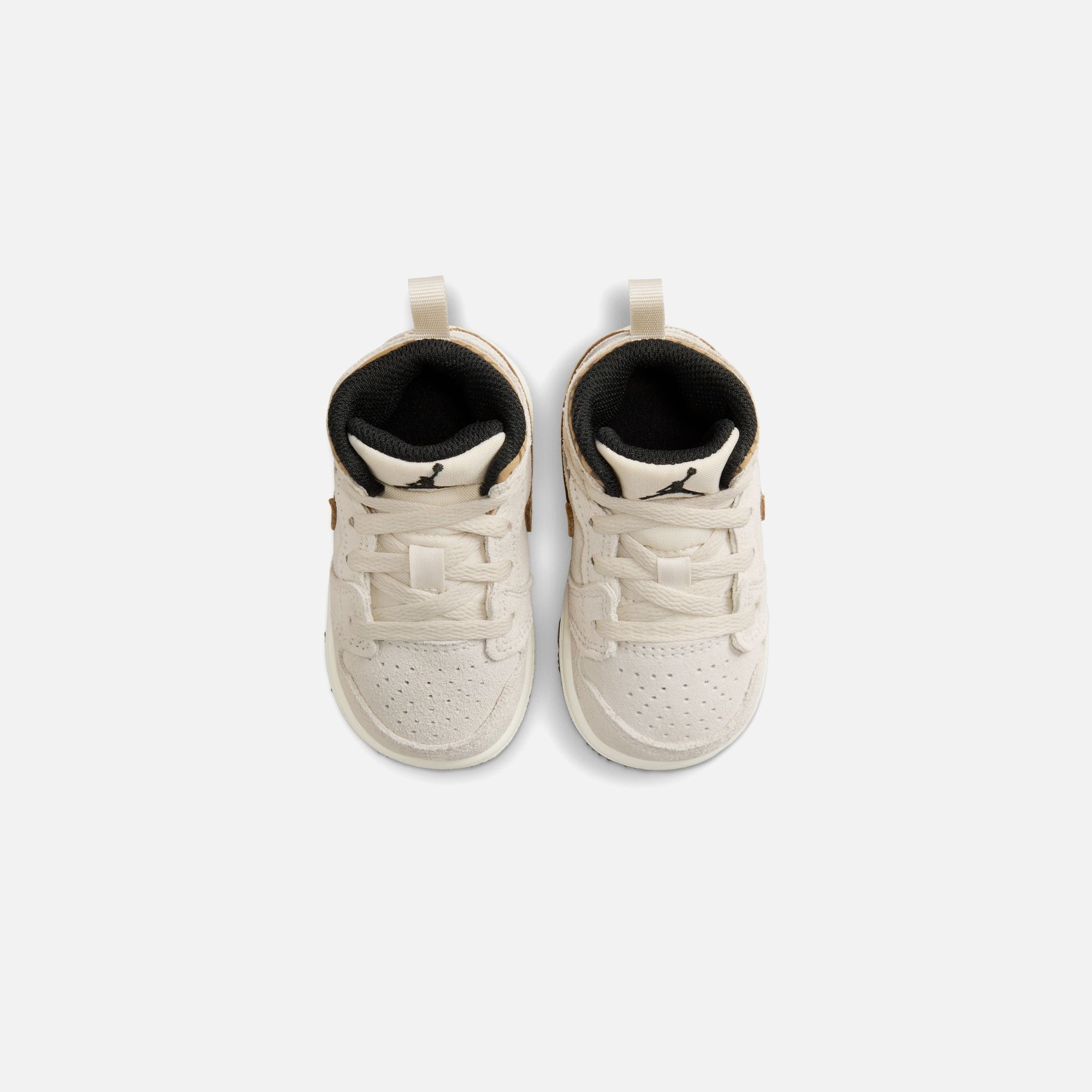 Nike TD Air Jordan 1 Mid SE - Light Orewood Brown / Metallic Gold / White / Light British Tan