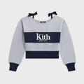 Kith Kids Tatyana Cropped Pullover - Medium Heather Grey
