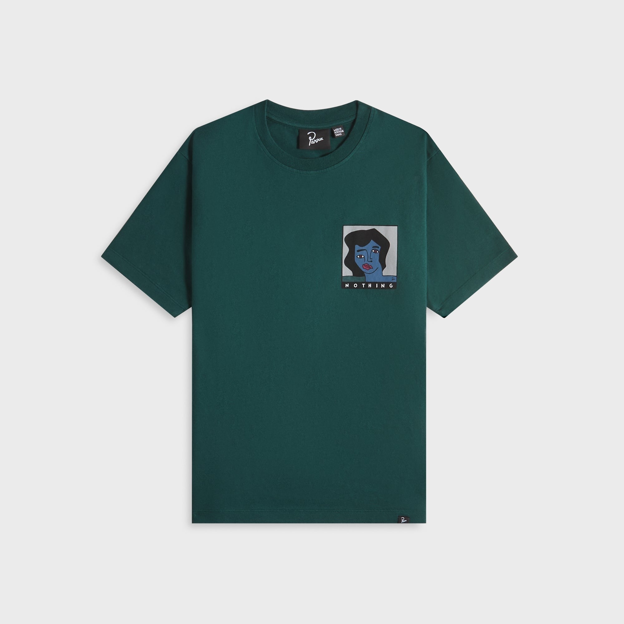 by Parra Nothing Please Tee - Pine Green